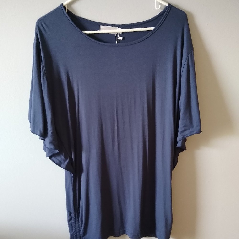 relibeauty Batwing Dark blue top‎ M